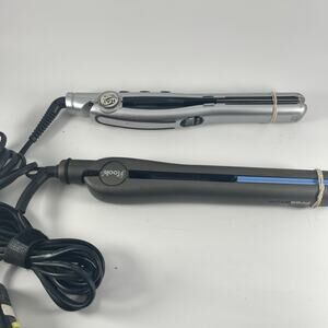 Mini Flat Iron Set Jilbere HAI Travel Hair Straightener Dual